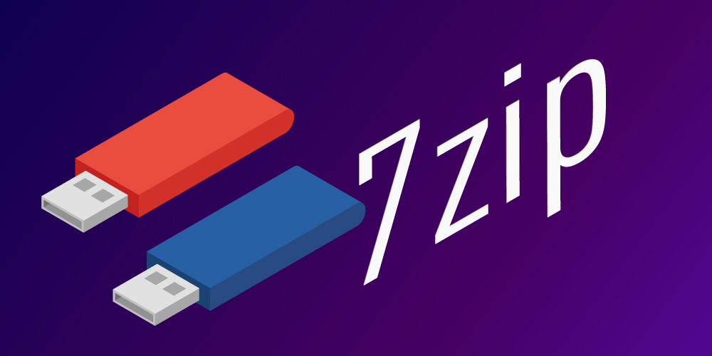 Encrypted flash drives and 7Zip